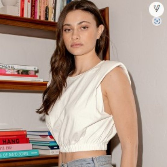 Lulus Tops - SALE $ NWT Lulu’s Always Choose You White Cropped Muscle Tank Top. XL